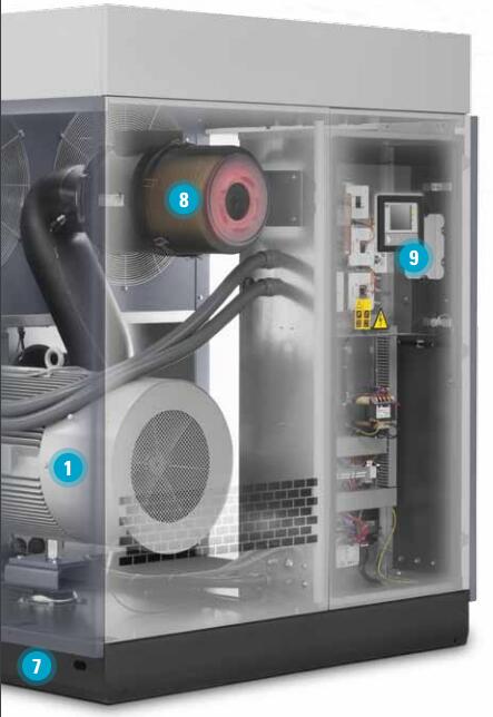 噴油螺桿空壓機160-280 kW/200-375 hp